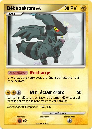 Pokemon Bébé zekrom