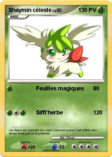 Pokemon Shaymin céleste