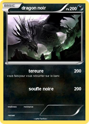 Pokemon dragon noir