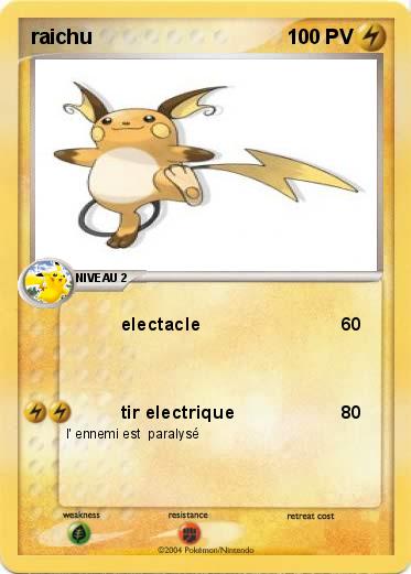 Pokemon raichu