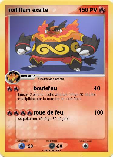 Pokemon roitiflam exalté