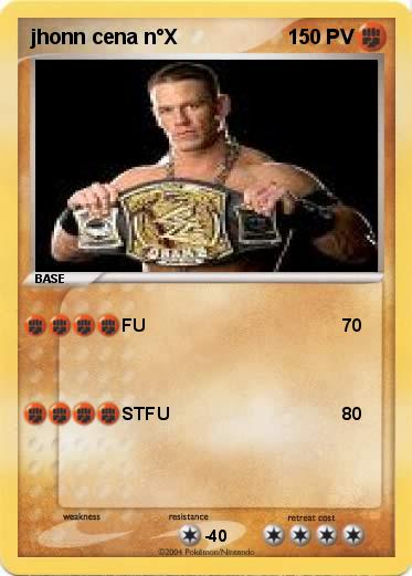 Pokemon jhonn cena n°X