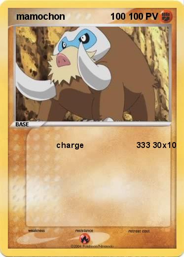 Pokemon  mamochon                  100 