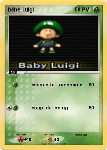 Pokemon bébé  luigi