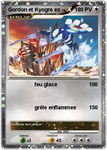Pokemon Gordon et Kyogre ex