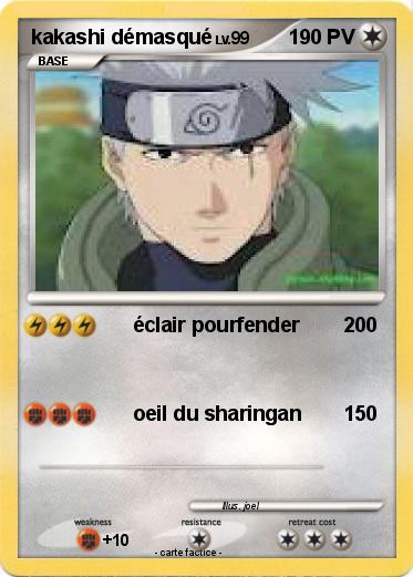 Pokemon kakashi démasqué