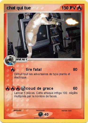 Pokemon chat qui tue