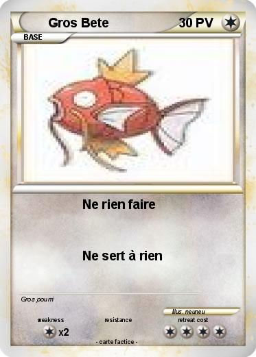 Pokemon Gros Bete