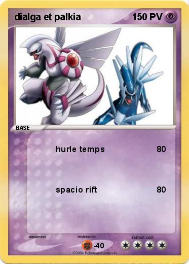 Pokemon dialga et palkia