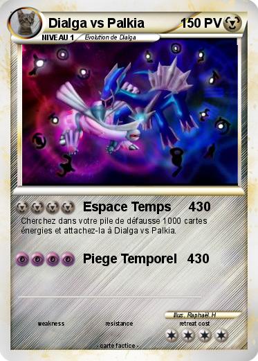 Pokemon Dialga vs Palkia
