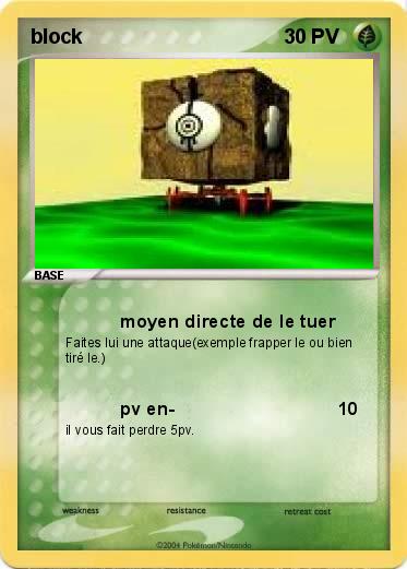 Pokemon block