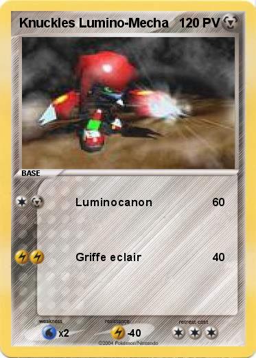 Pokemon Knuckles Lumino-Mecha