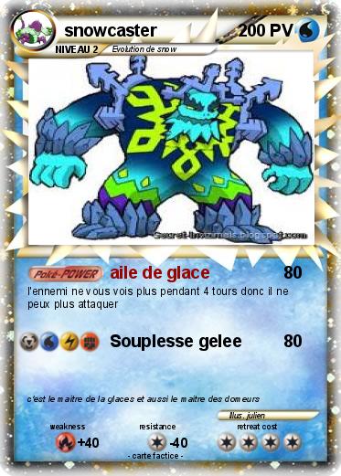 Pokemon snowcaster