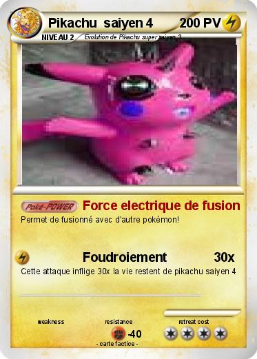 Pokemon Pikachu  saiyen 4