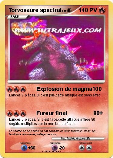 Pokemon Torvosaure spectral