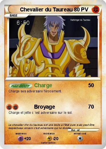 Pokemon Chevalier du Taureau