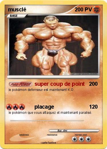 Pokemon musclé
