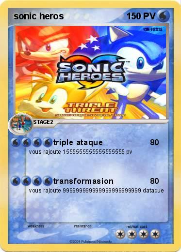 Pokemon sonic heros