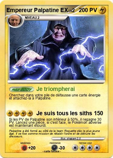 Pokemon Empereur Palpatine EX