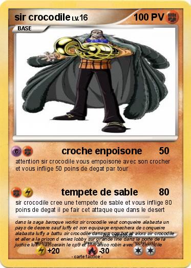 Pokemon sir crocodile