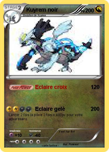 Pokemon Kuyrem noir
