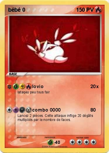 Pokemon bébé 0