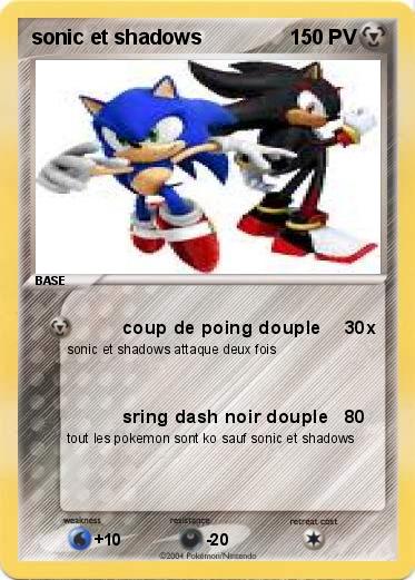 Pokemon sonic et shadows