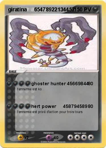 Pokemon giratina     65478922134457