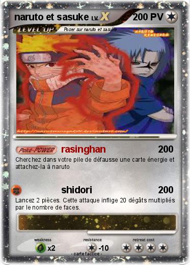 Pokemon naruto et sasuke