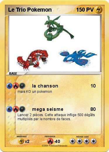 Pokemon Le Trio Pokemon