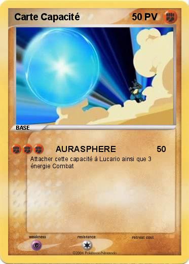 Pokemon Carte Capacité 