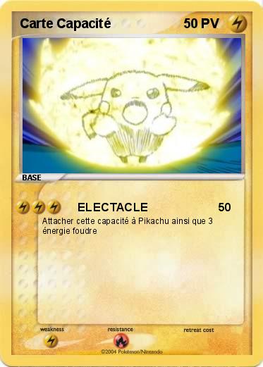 Pokemon Carte Capacité 