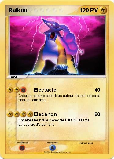 Pokemon Raikou