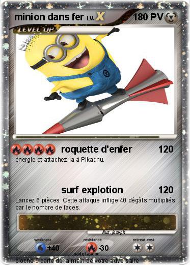 Pokemon minion dans fer