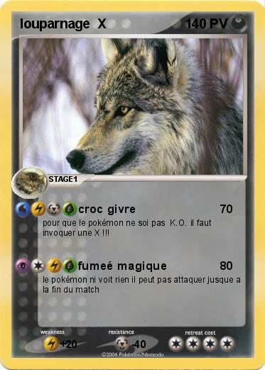 Pokemon louparnage  X