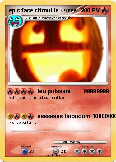 Pokemon epic face citroullie