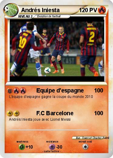 Pokemon Andrés Iniesta