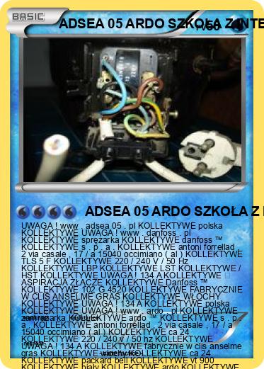 Pokemon ADSEA 05 ARDO SZKOŁA Z INTERNATEM 3 IME POLSKA