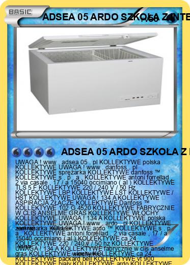 Pokemon ADSEA 05 ARDO SZKOŁA Z INTERNATEM 3 IME POLSKA