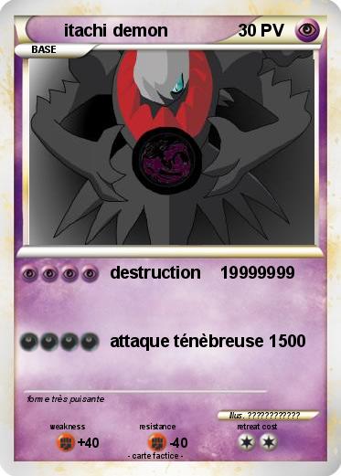 Pokemon itachi demon