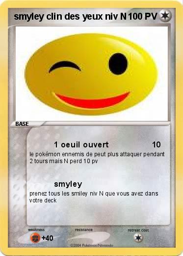 Pokemon smyley clin des yeux niv N
