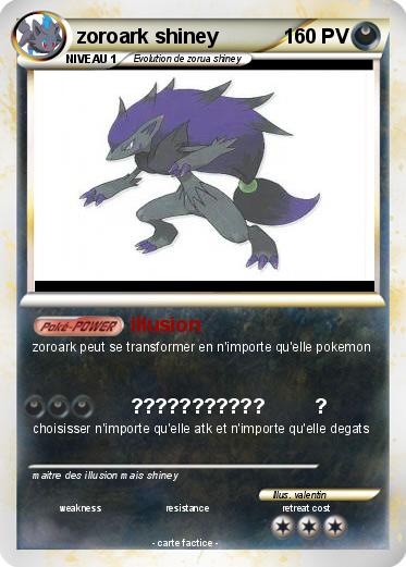 Pokemon zoroark shiney
