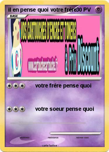 Pokemon il en pense quoi votre frère