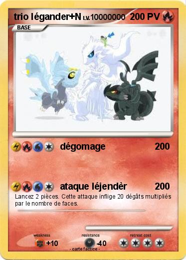 Pokemon trio légander+N