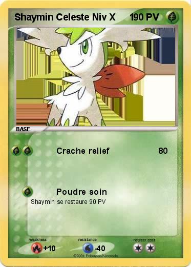 Pokemon Shaymin Celeste Niv X     1