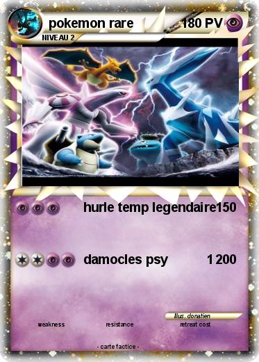 Pokemon pokemon rare