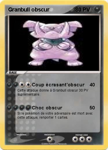 Pokemon Granbull obscur