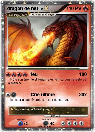 Pokemon dragon de feu