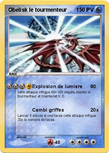 Pokemon Obelisk le tourmenteur 