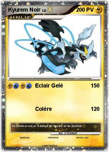 Pokemon Kyurem Noir